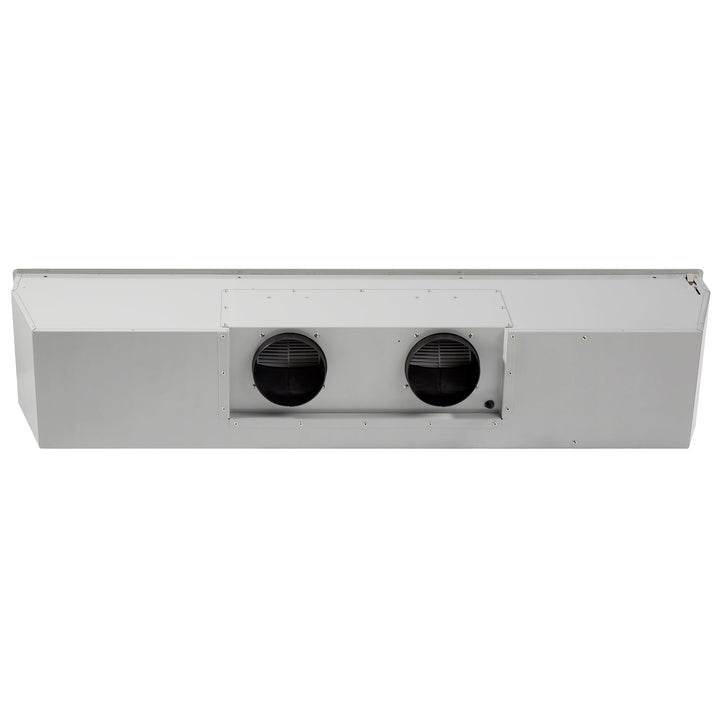 Forno Frassanito 60-Inch Recessed Range Hood, Stainless Steel Baffle Filters, LED Lighting