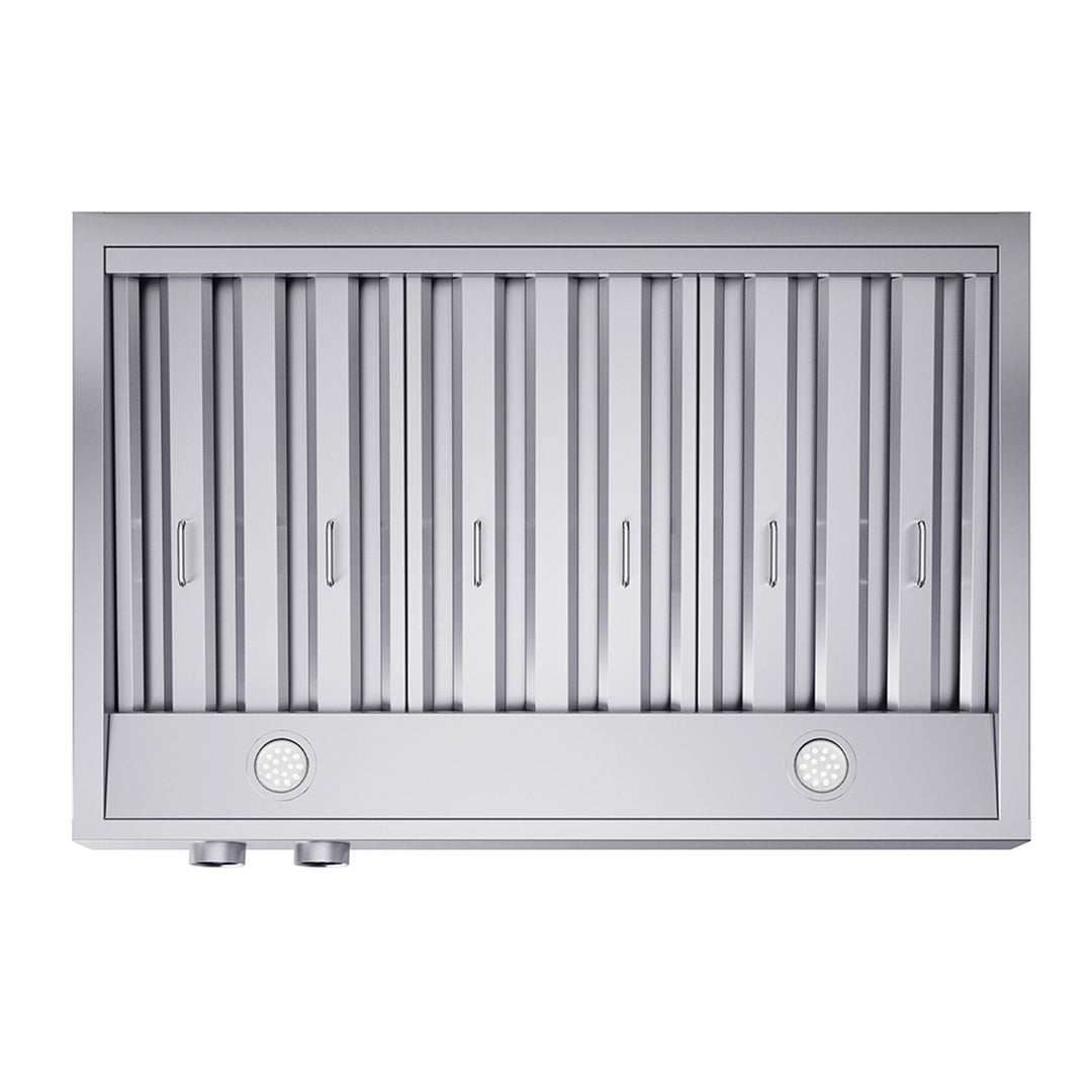 Forno Biagio 36-Inch Wall Mounted Range Hood, Stainless Steel, Heavy Duty