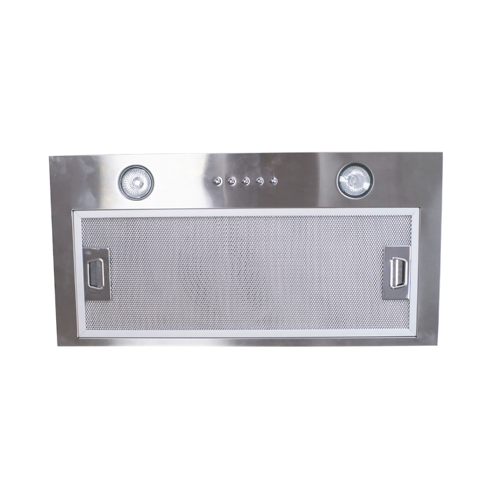 FORNO Giacomo Under Cabinet 22-Inch Insert Range Hood in Stainless Steel, 170 CFM, Aluminum Filter, Energy Efficient
