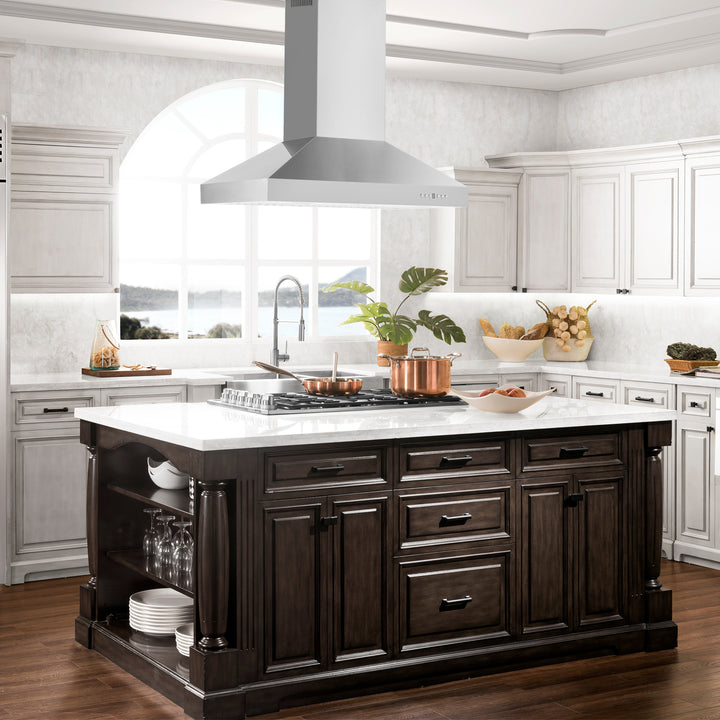 ZLINE 30" Convertible Island Mount Range Hood in Stainless Steel (KL3i-30)