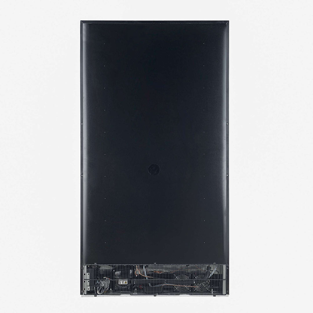 Forno Vernazza 40-Inch Side-by-Side Dual Zone Wine Cellar, 25.07 cu.ft Capacity, Stainless Steel, Temperature Control, UV-Protected Glass Door, Wooden Shelves