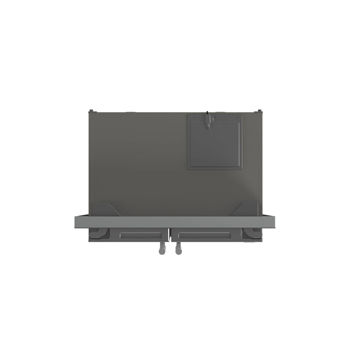Forno Salerno 37-Inch Built-In Stainless Steel Refrigerator, 15.6 cu.ft, Modern Decorative Grill, ENERGY STAR Certified