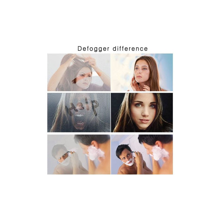 Krugg Soho 48 x 36 Matte Black LED Bathroom Mirror