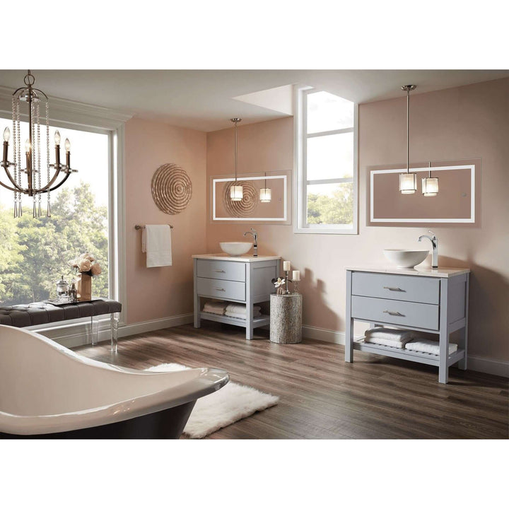 Krugg Icon 24 x 42 LED Bathroom Mirror - Dimmer & Defogger
