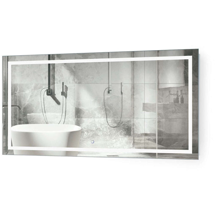 Krugg Icon 54 x 24 LED Bathroom Mirror - Dimmer & Defogger