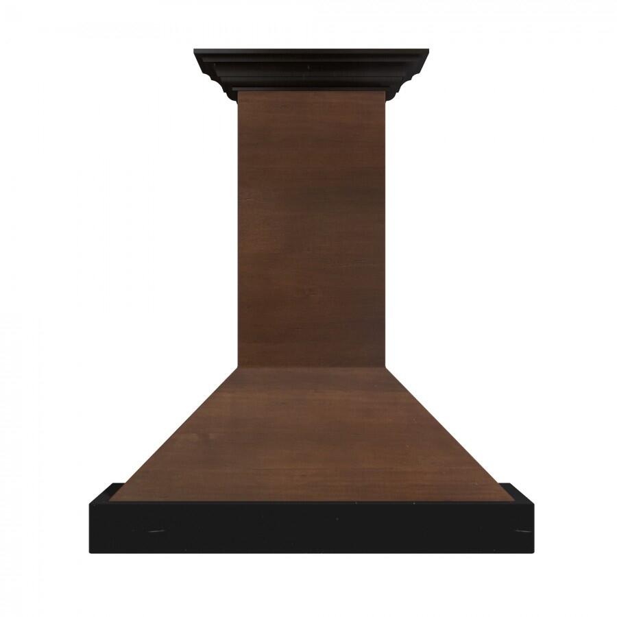 Wooden Wall Mount Range Hood in Antigua and Walnut - Includes Motor  ZLINE 42 in.