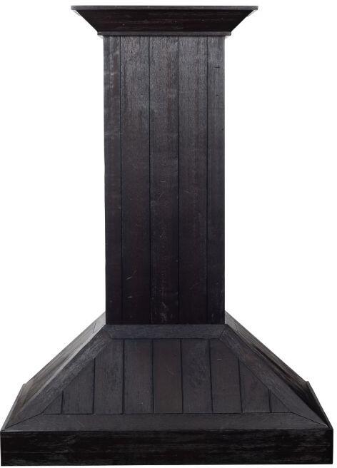 Wooden Wall Mount Range Hood in Rustic Dark Finish - Includes Motor (KPDD-36)  ZLINE 36 in.
