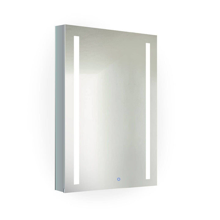 Krugg Kinetic 20 x 30 LED Medicine Cabinet with Dimmer and Defogger, Perfect Task Lighting, Fog-Free Mirror.