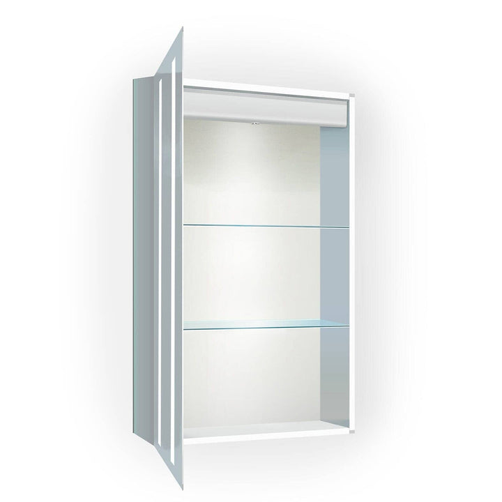 Krugg Kinetic 20 x 30 LED Medicine Cabinet - Dimmer/Defogger