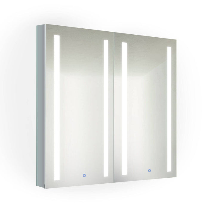 Krugg Kinetic 30 x 30 LED Medicine Cabinet - Dimmer/Defogger