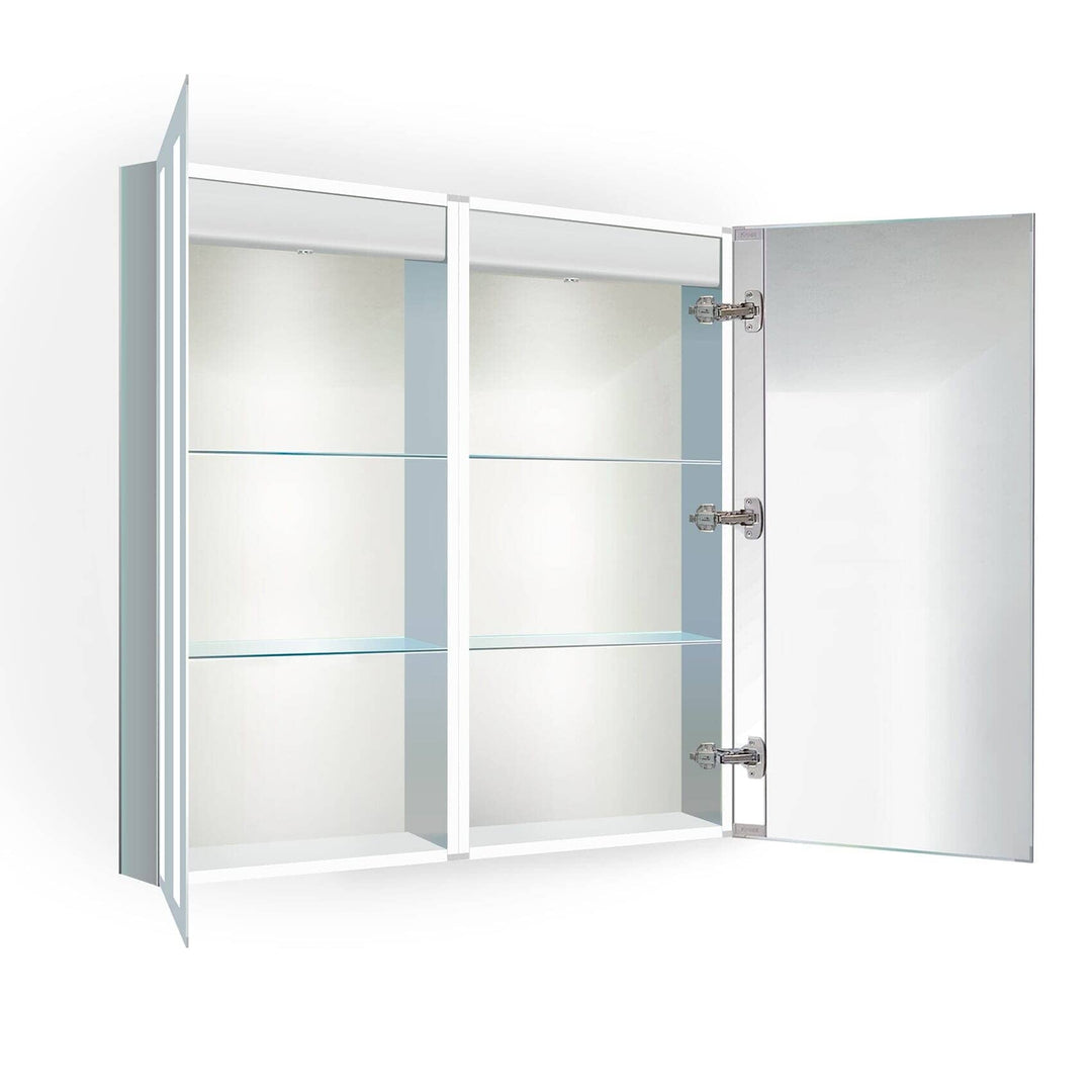 Krugg Kinetic 30 x 30 LED Medicine Cabinet - Dimmer/Defogger