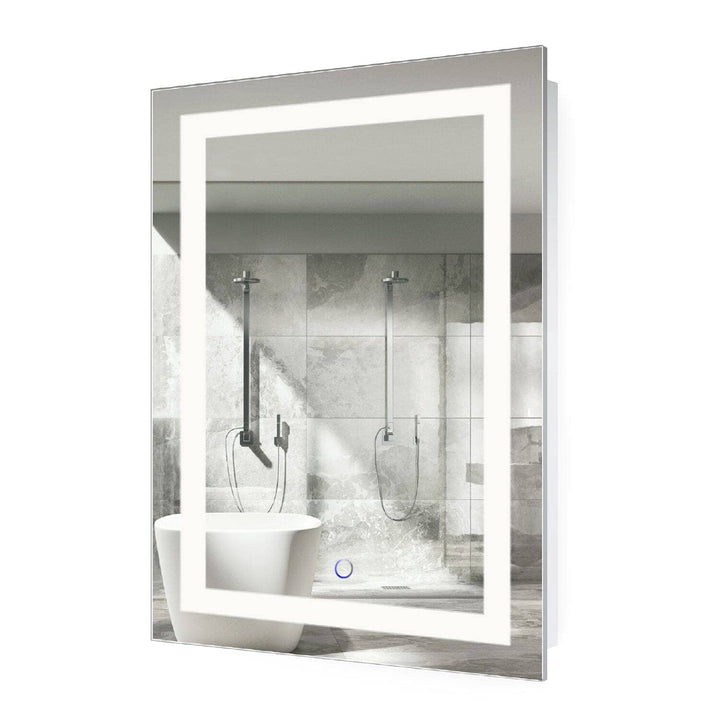 Krugg Icon 24 x 36 LED Bathroom Mirror - Dimmer & Defogger