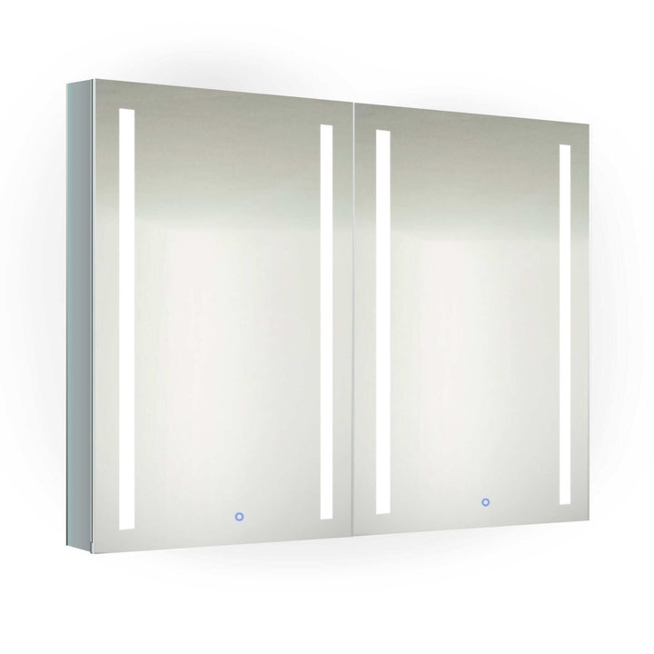 Krugg Kinetic 40 x 30 LED Medicine Cabinet - Dimmer/Defogger