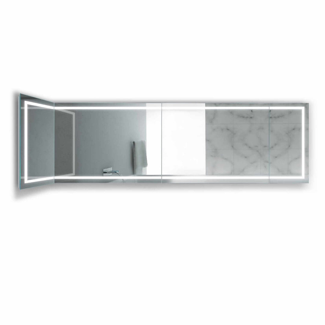 Krugg Modular SM Long 132" x 36" Lighted Bathroom Mirrors