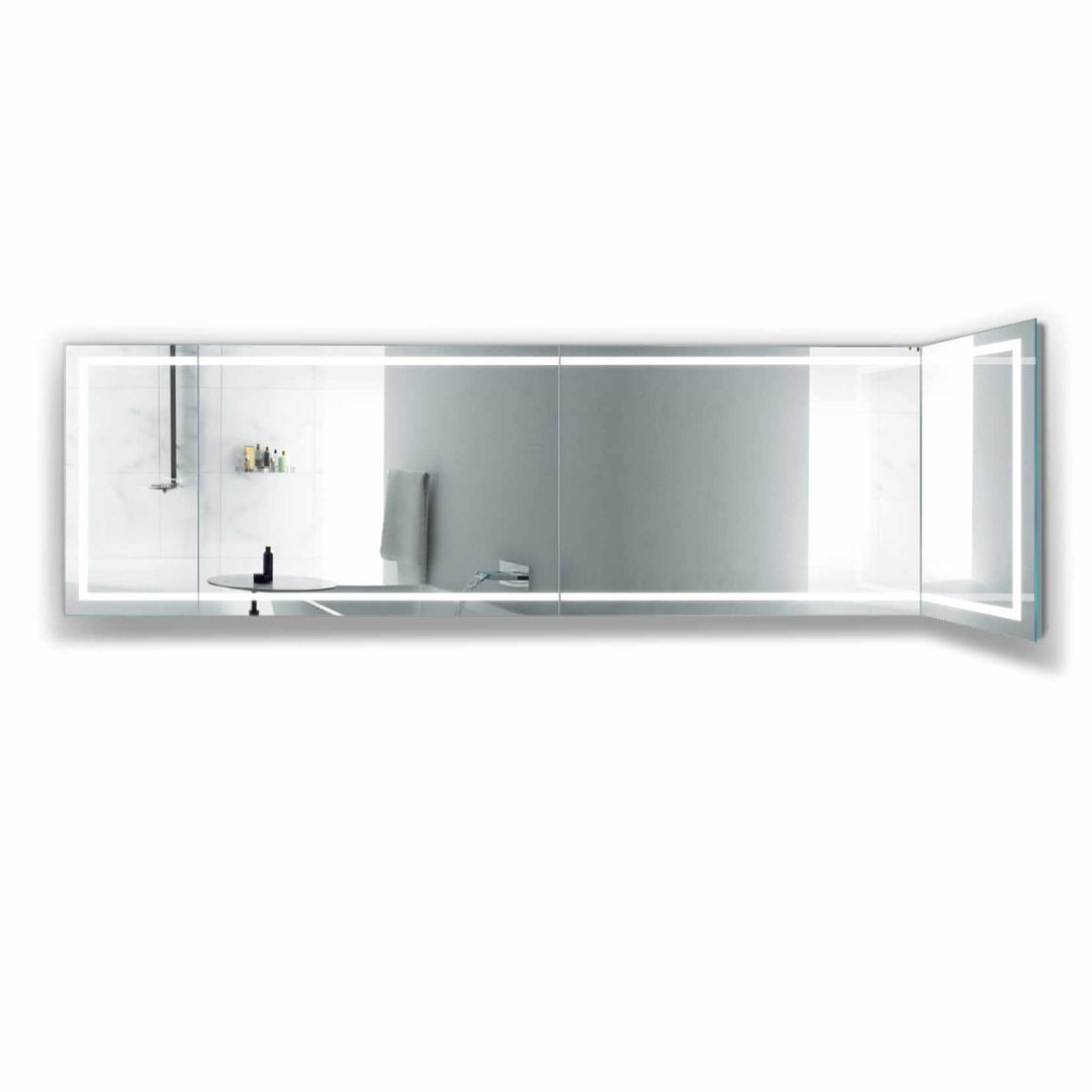 Krugg Modular SM Long 132" x 36" Lighted Bathroom Mirrors