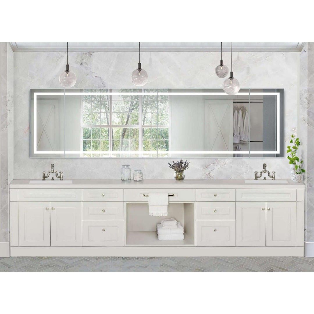 Krugg Modular SM Long 132" x 36" Lighted Bathroom Mirrors