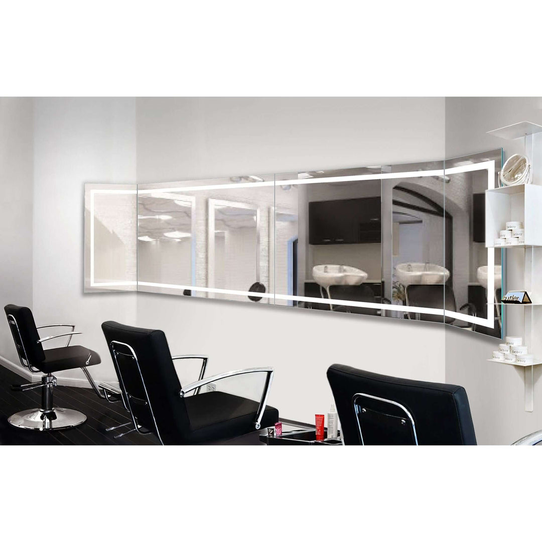 Krugg Modular SM Long 132" x 36" Lighted Bathroom Mirrors
