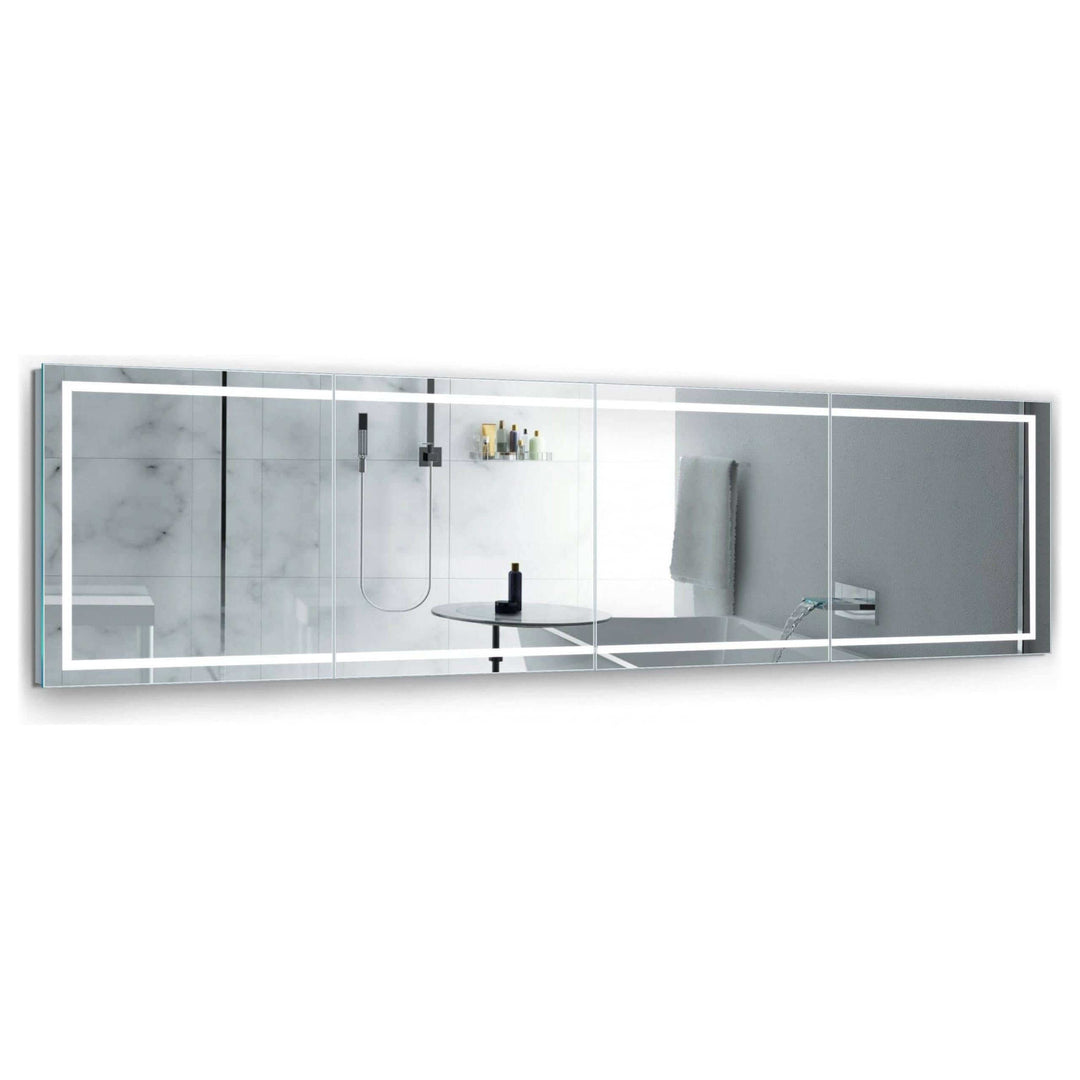 Krugg Modular SM Long 144" x 36" Lighted Bathroom Mirrors