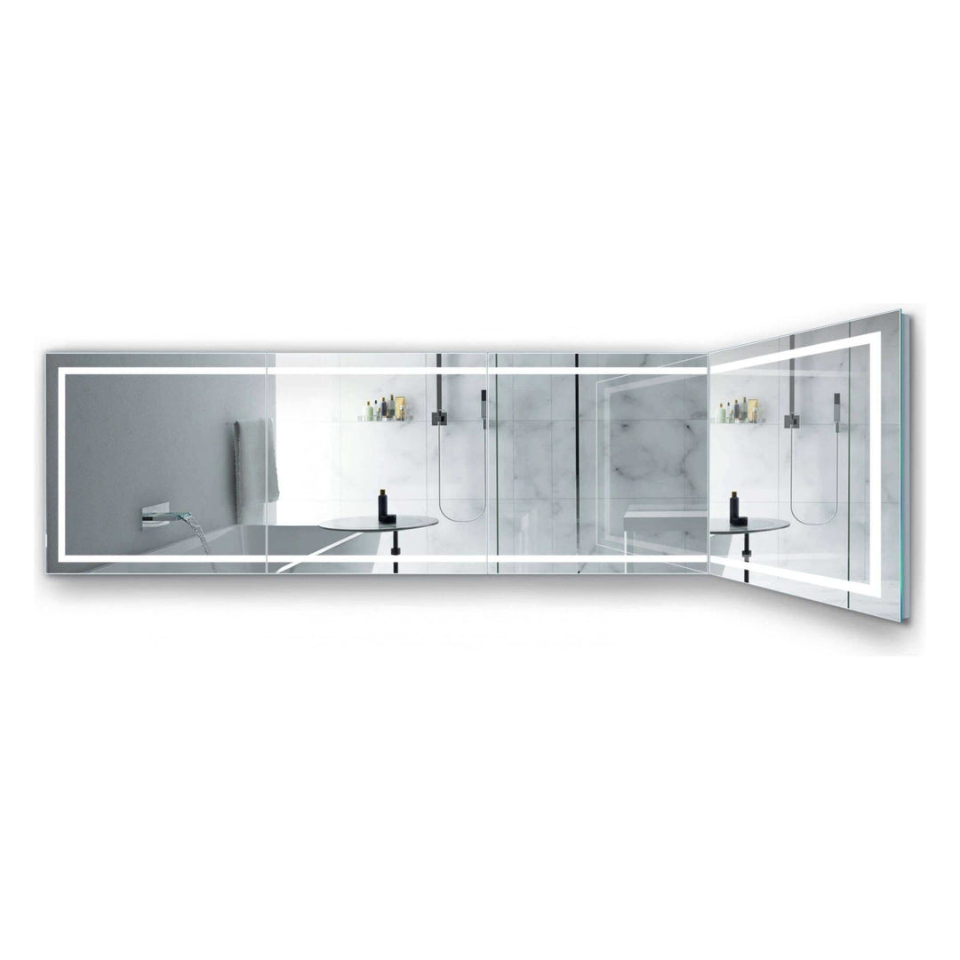 Krugg Modular SM Long 144" x 36" Lighted Bathroom Mirrors