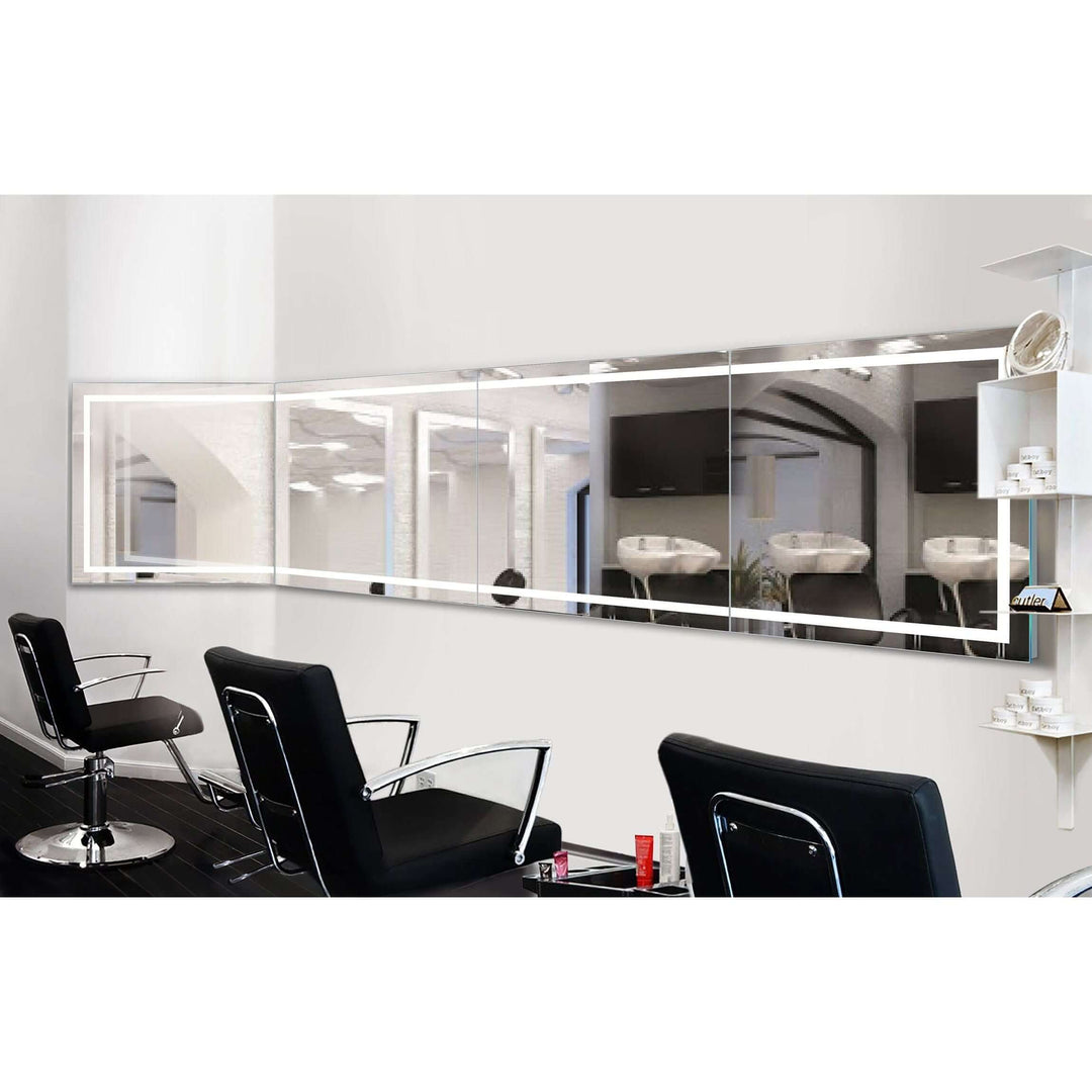 Krugg Modular SM Long 144" x 36" Lighted Bathroom Mirrors