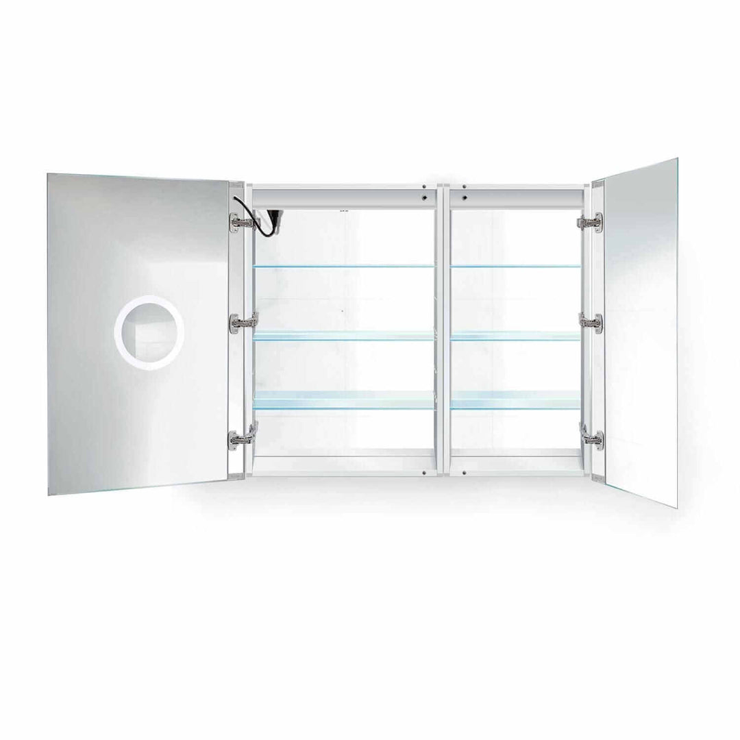 Krugg Svange 42 x 36 LED Medicine Cabinet - Defogger, Dimmer