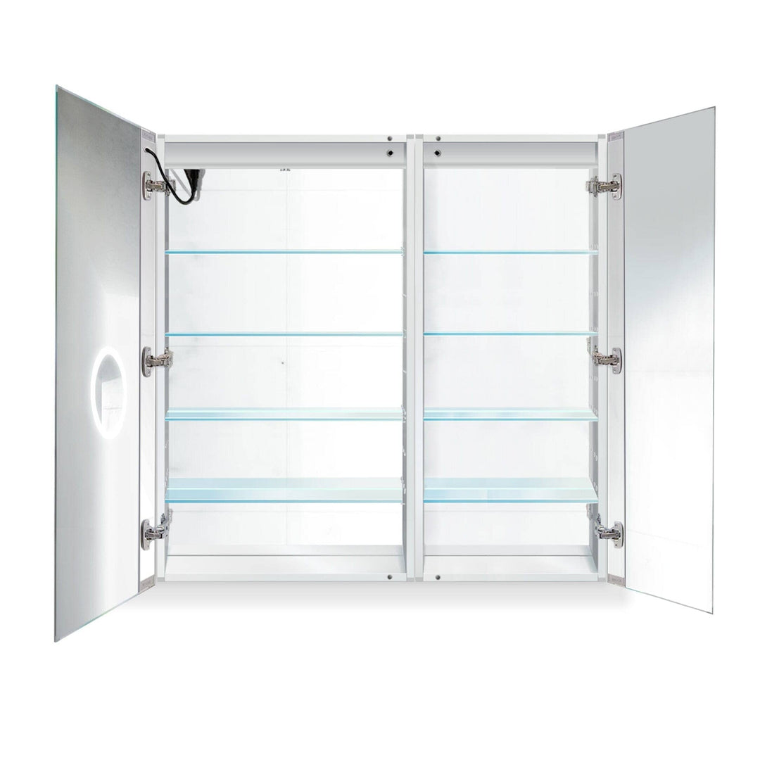 Krugg Svange 42 x 42 LED Medicine Cabinet - Defogger, Dimmer