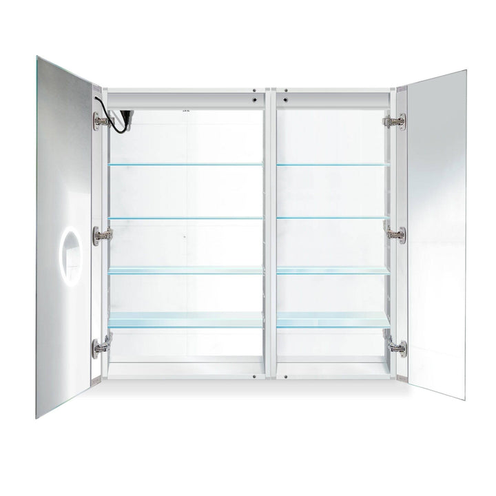 Krugg Svange 42 x 42 LED Medicine Cabinet - Defogger, Dimmer