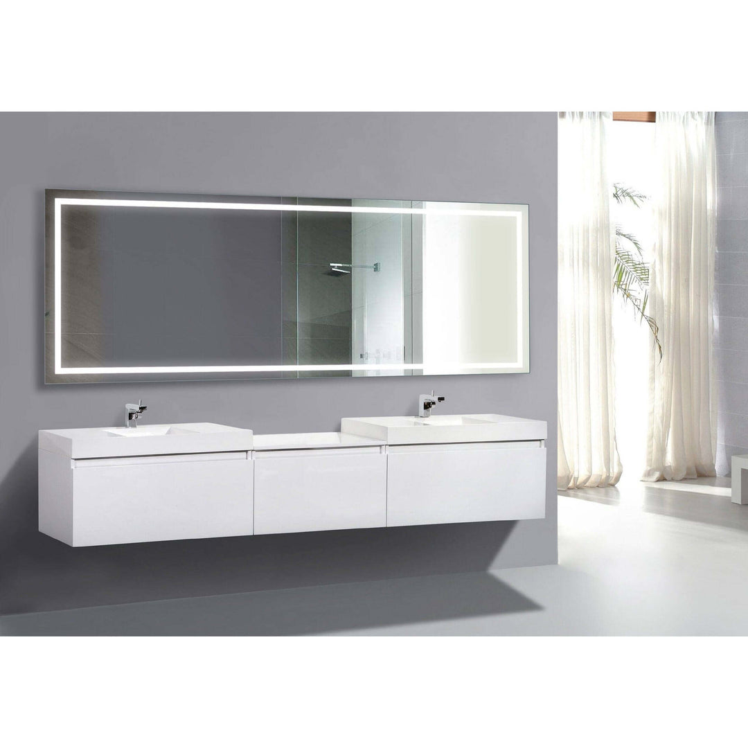 Krugg EXL 96 x 36 LED Bathroom Mirror