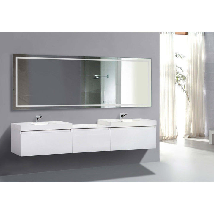 Krugg EXL 96 x 36 LED Bathroom Mirror