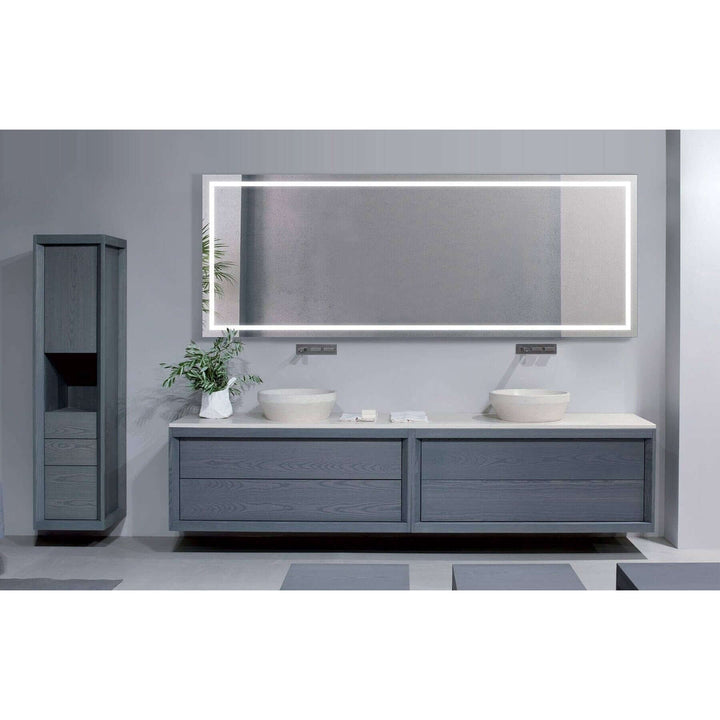 Krugg EXL 96 x 36 LED Bathroom Mirror
