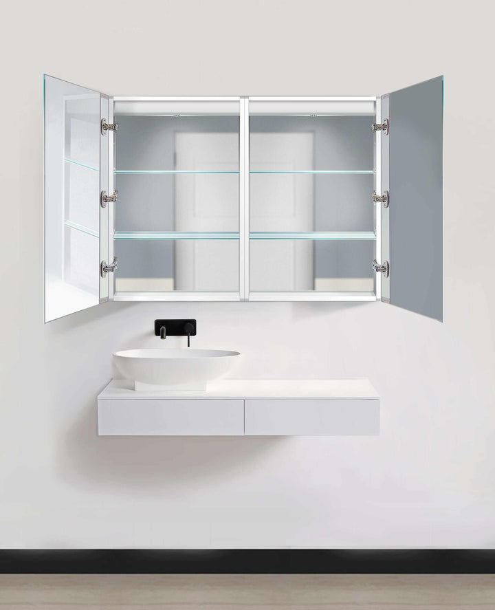 Krugg Kinetic 40 x 30 LED Medicine Cabinet - Dimmer/Defogger