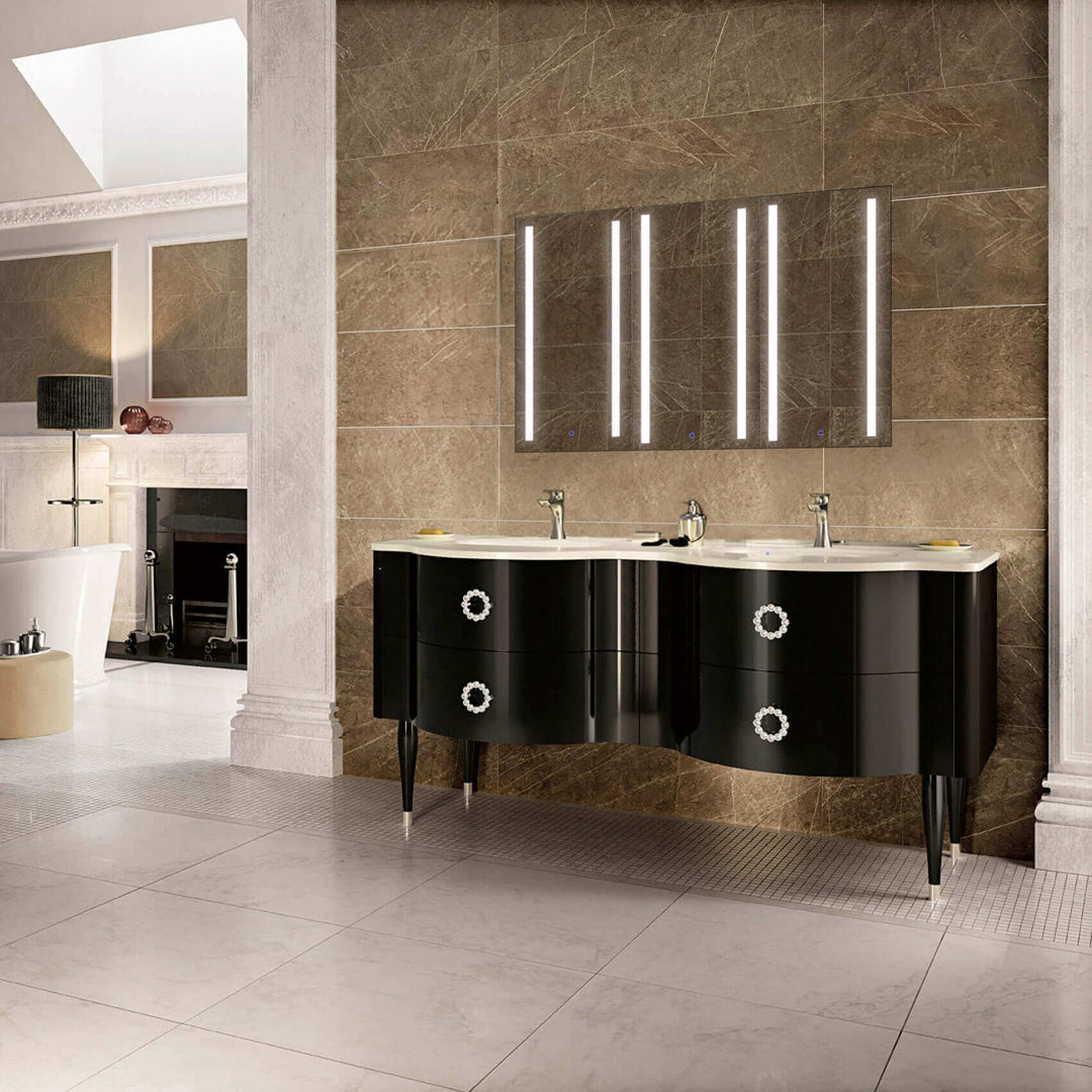 Krugg Kinetic 45 x 30 LED Medicine Cabinet - Dimmer/Defogger