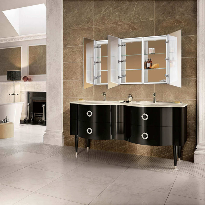 Krugg Kinetic 45 x 30 LED Medicine Cabinet - Dimmer/Defogger