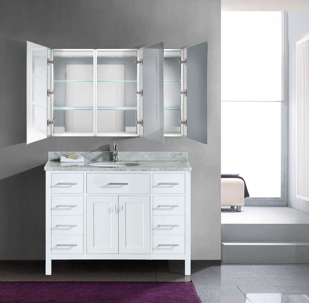 Krugg Kinetic 45 x 30 LED Medicine Cabinet - Dimmer/Defogger