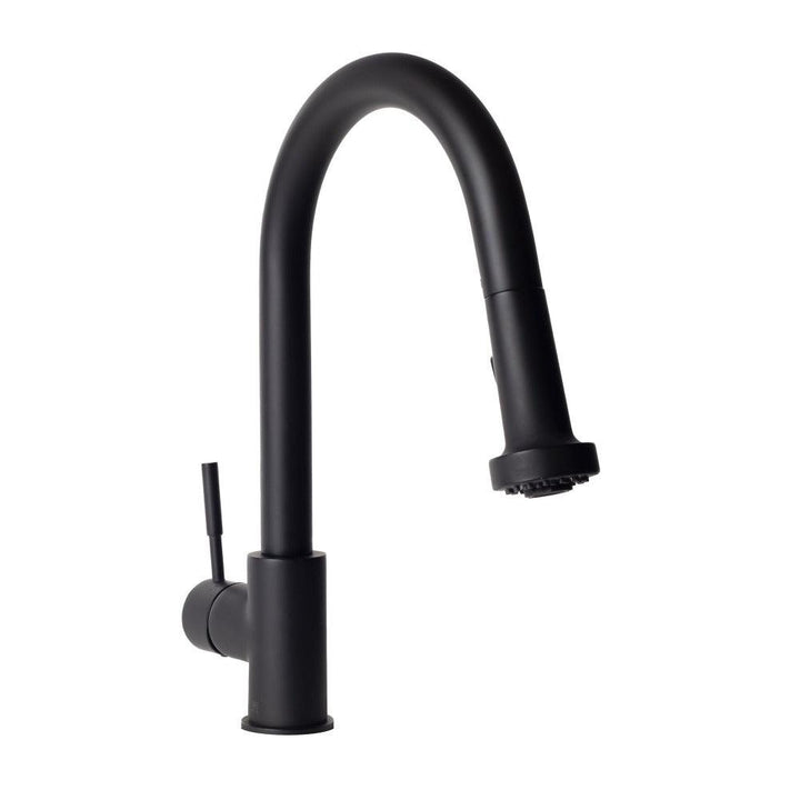 ZLINE Autograph Edition Monet Pull Down Single Handle Kitchen Faucet in Matte Black (MON-KF-MB)