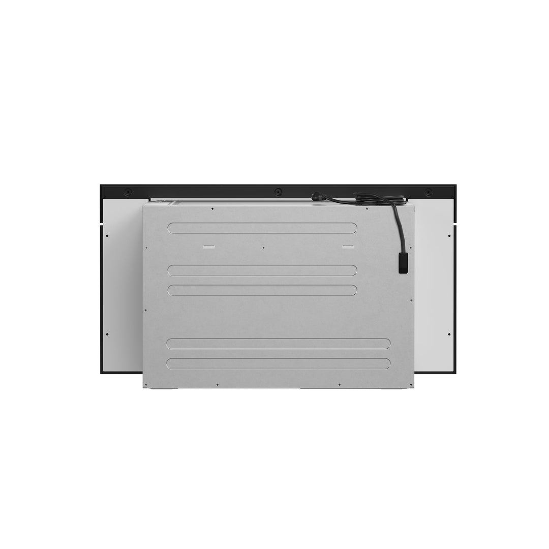 Forno Capoliveri Espresso 30-Inch Microwave Drawer, Black, 1.2 cu.ft, 1500 Watts, Built-In, Touch Control LCD Display, Auto-Touch Open/Close, 11 Power Levels, Sensor Cooking
