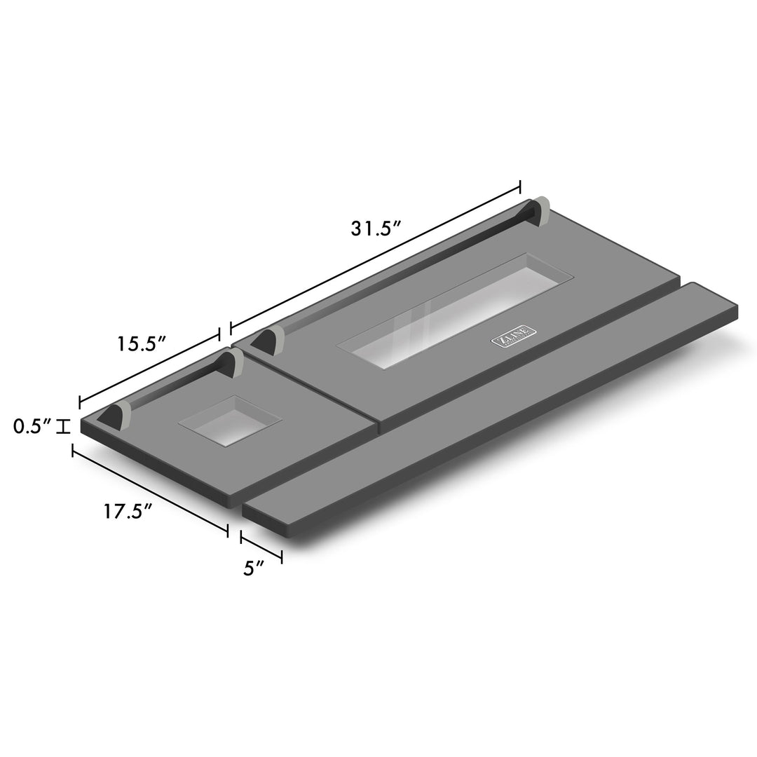 ZLINE 48 in. White Matte Range Doors for RA and RG Models (RA-DR-WM-48)