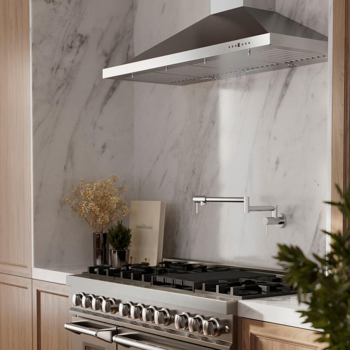 ZLINE Gemini Pot Filler in Chrome (GEM-FPF-CH)