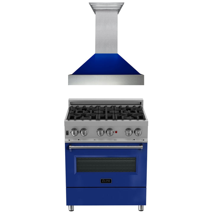 ZLINE 30" 2 Piece Autograph Edition Stainless Steel Range &amp; Range Hood