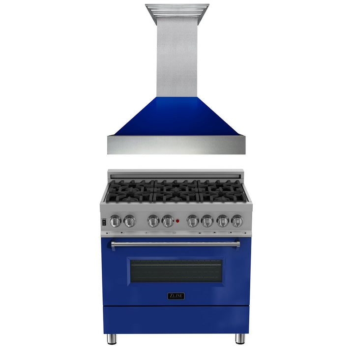 ZLINE 36" 2 Piece Autograph Edition Stainless Steel Range &amp; Range Hood