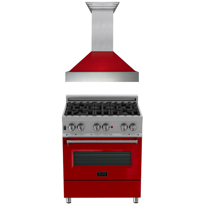 ZLINE 30" 2 Piece Autograph Edition Stainless Steel Range &amp; Range Hood