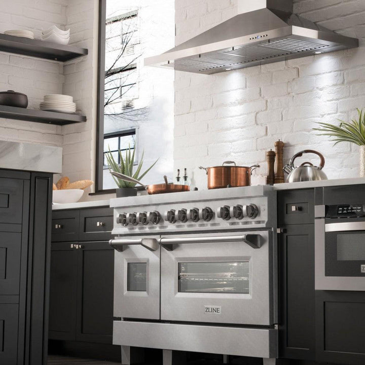 ZLINE Legacy Dual Fuel Ranges in Satin Stainless Steel with Brass Burners &amp; Griddle – 30", 36", &amp; 48"