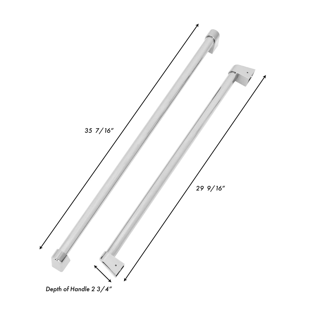 ZLINE Stainless Steel Handles for 36" Built-in Refrigerator (Set of 3), RBIVH-SS-36