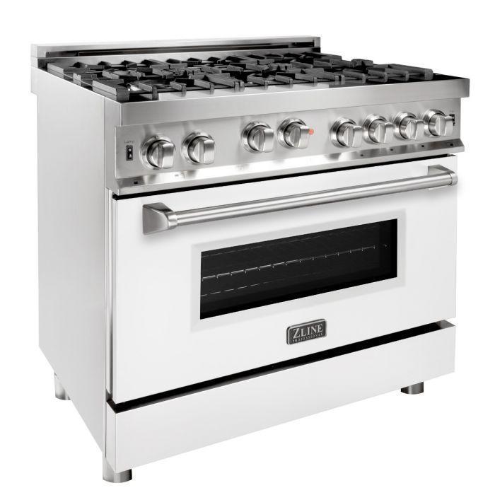 ZLINE 36" 2 Piece Autograph Edition Stainless Steel Range &amp; Range Hood