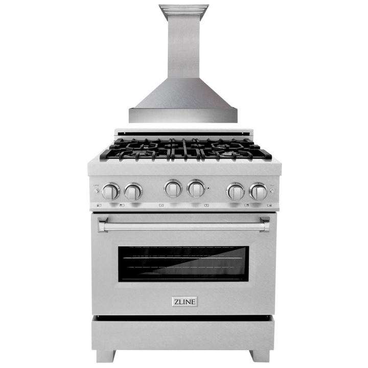 ZLINE 30" 2 Piece Autograph Edition Stainless Steel Range &amp; Range Hood
