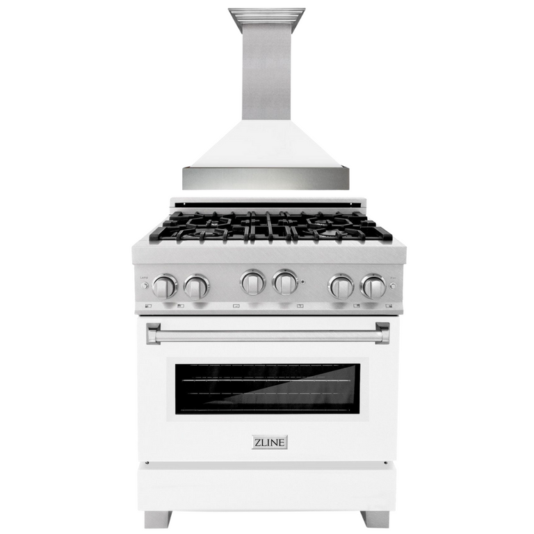 ZLINE 30" 2 Piece Autograph Edition Stainless Steel Range &amp; Range Hood