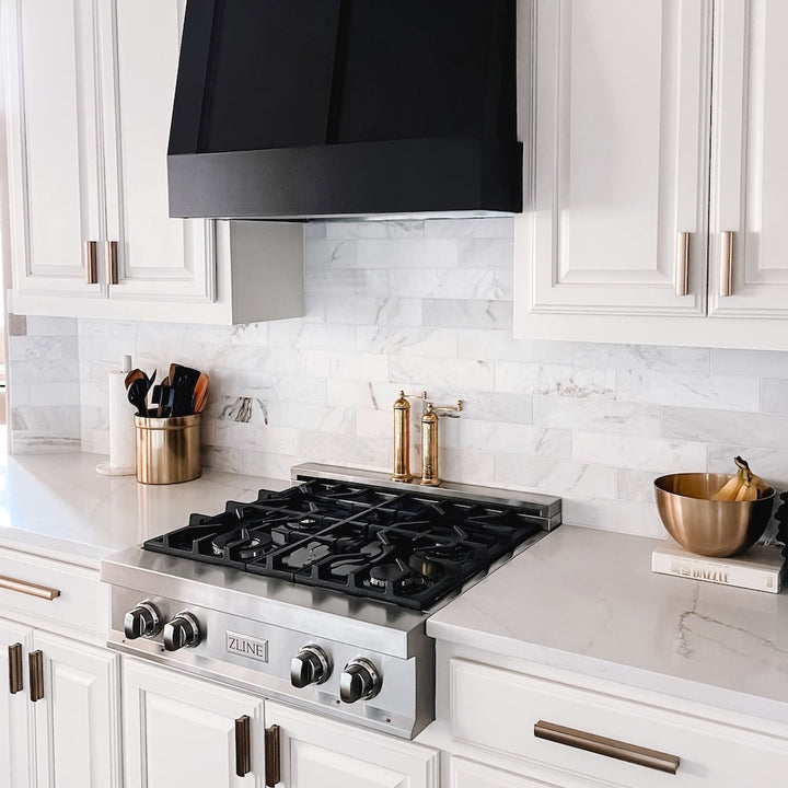 ZLINE 30 in. Legacy Gas Rangetop with 4 Burners and Porcelain Cooktop in Stainless Steel, Open Box-Excellent Condition