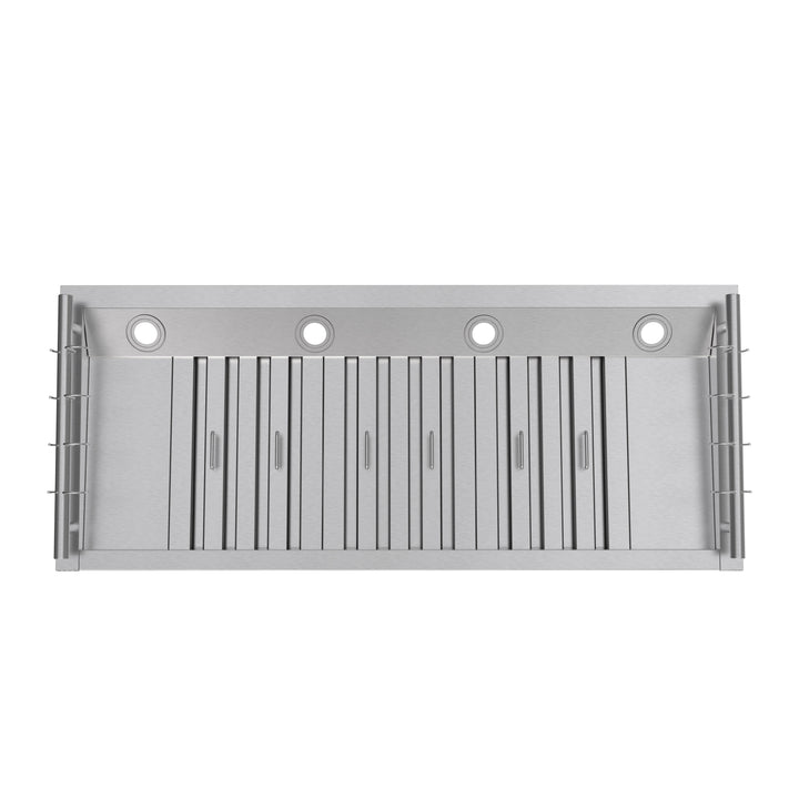 Forno Venezia 48 Inch Wall-Mounted Range Hood with Touch Controls and Baffle Filters