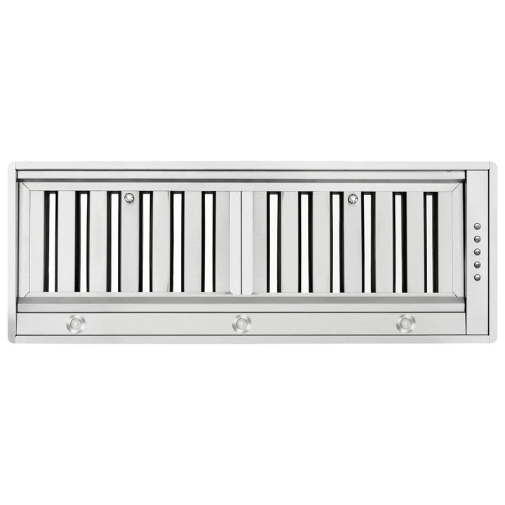 Forno Frassanito 30-Inch Insert Range Hood, 450 CFM, Stainless Steel Baffle Filters, LED Lighting