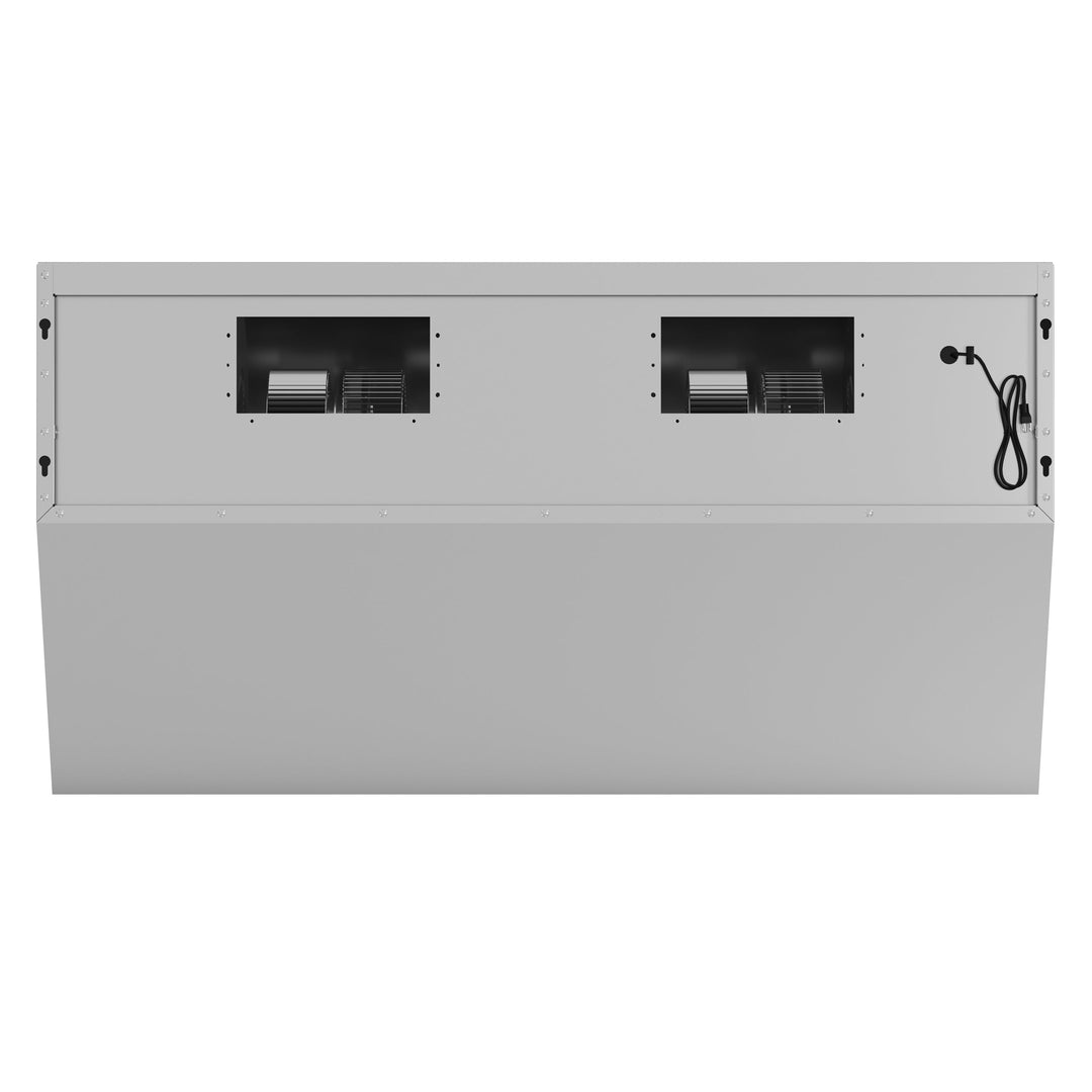 Forno Savona 48-Inch Wall Mount Range Hood, Baffle Filters, Backsplash Included